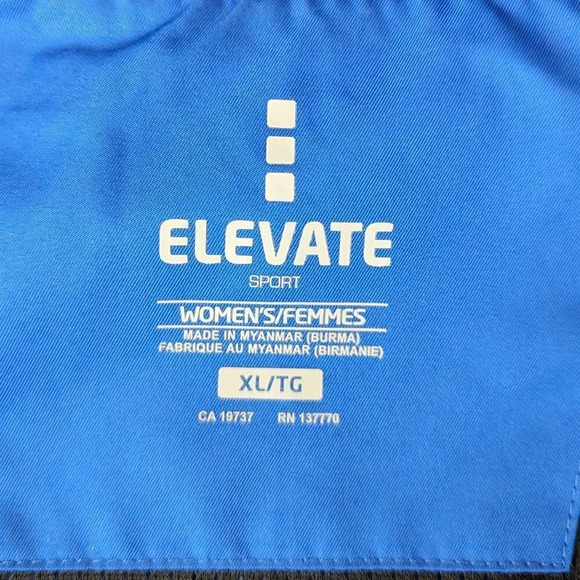 Elevate Sport Windbreaker Jacket Size Extra Large/XL in Blue, White - Picture 2 of 7
